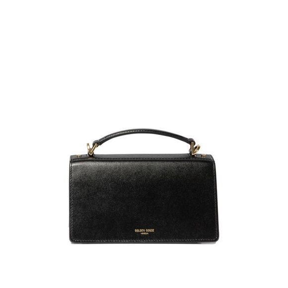 GOLDEN GOOSE Women's Boxy Top-Handle Bag Women BLACK Handbags - Picture 3 of 5